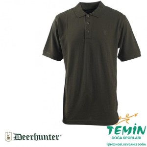 DEERHUNTER Berkeley378 Polo Yaka Bark Yeşil Tişört L