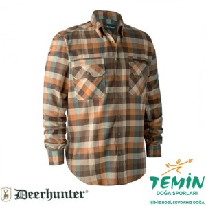 DEERHUNTER James Kahverengi Kareli Gömlek 43/44