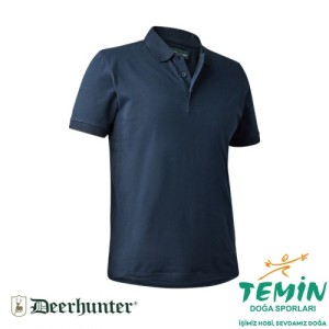 DEERHUNTER Polo Yaka K.Kollu Lacivert Tişört 2XL