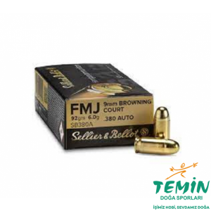 Sellier & Bellot 380 Auto Kısa 9 Tabanca Mermisi