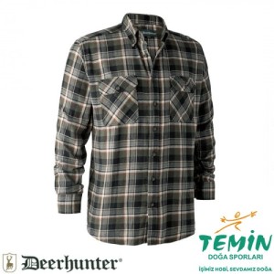 DEERHUNTER Marvin Yeşil Kareli Gömlek 39/40