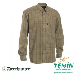 T. DEERHUNTER Marshall Yeşil Kareli Uzun Kol Gömlek 41/42