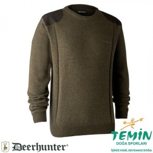 DEERHUNTER Sheffield Knit Yeşil Kazak L