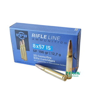 Prvi Partizan 8x57 IS (7.9 mm) SP-196 Grn Yivli Tüfek Fişeği