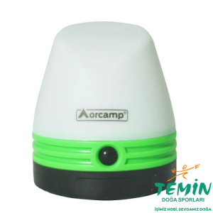 Orcamp Mini Pilli Kamp Feneri - Yeşil