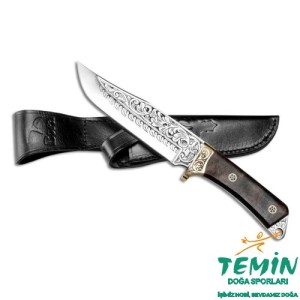 Bora 406 Sultan Kök Ceviz Saplı Gravürlü Bıçak