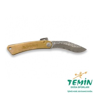 Joker JKR0897 Navaja Higonokami Puño Laton Hoja Damasco 7cm Keseli Çaki