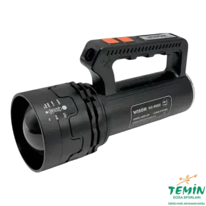 Wison WS-8585 Zoomlu Profesyonel Arama Feneri 55 Watt 5500 Lümen