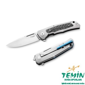 Lionsteel Q4ttro - Grey Titanium Çakı
