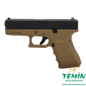 WE Glock 19 Gen3 Tan Blowback Airsoft Tabanca