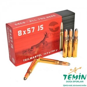 Ruag & Geco 8x57 JS  (7.9 mm) Yivli Tüfek Mermisi