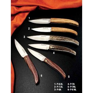 Muela P-7NL P7 Serisi Amazon Gül Ağacı Yüzeyli Çakı