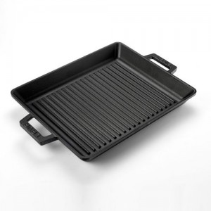 Lava Döküm Metal Kulplu Izgara Tava