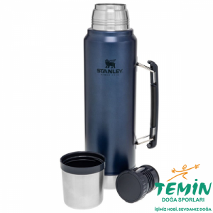 Stanley Klasik Vakumlu Paslanmaz Çelik Termos 1 Lt Lacivert