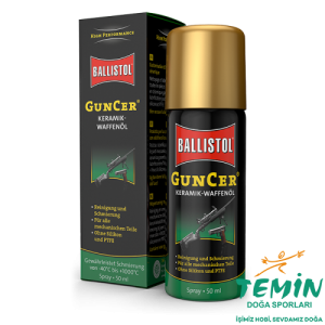 Ballistol GunCer Seramik Katkılı Sprey Silah Bakım Yağı 50ml