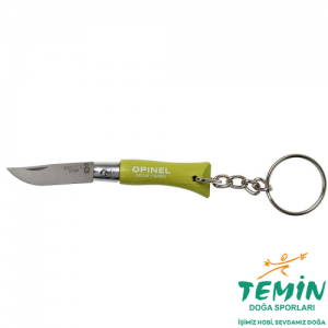 Opinel Anahtarlıklı Paslanmaz Çelik Açık Yeşil Çakı No.2