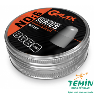 Gmax Performans Serisi Bullet 5.5mm Havalı Saçma No:6
