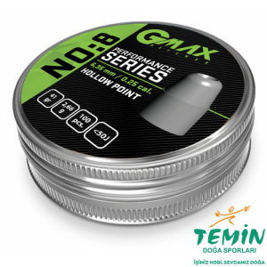Gmax Performans Serisi Hollow Point 6.35mm Havalı Saçma No:8