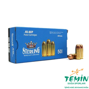 45 ACP Turaç-Sterling FMJ-230 Grn Tabanca Fişeği
